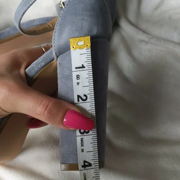 🌙🦋 Steve Madden | dusty blue heels size 8 - Picture 7 of 7